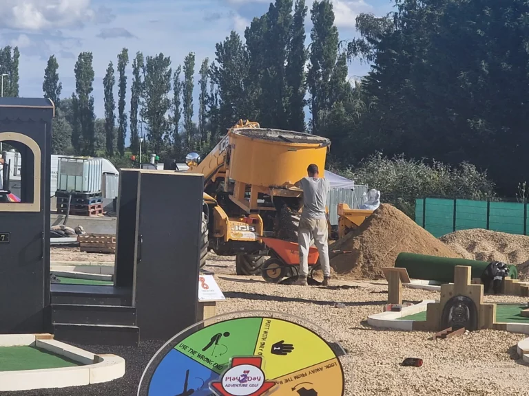 Railway Golf nearing completion at The Old Station Yard
