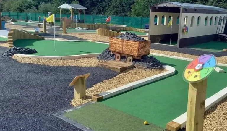 The completed Railway Golf course ready for visitors